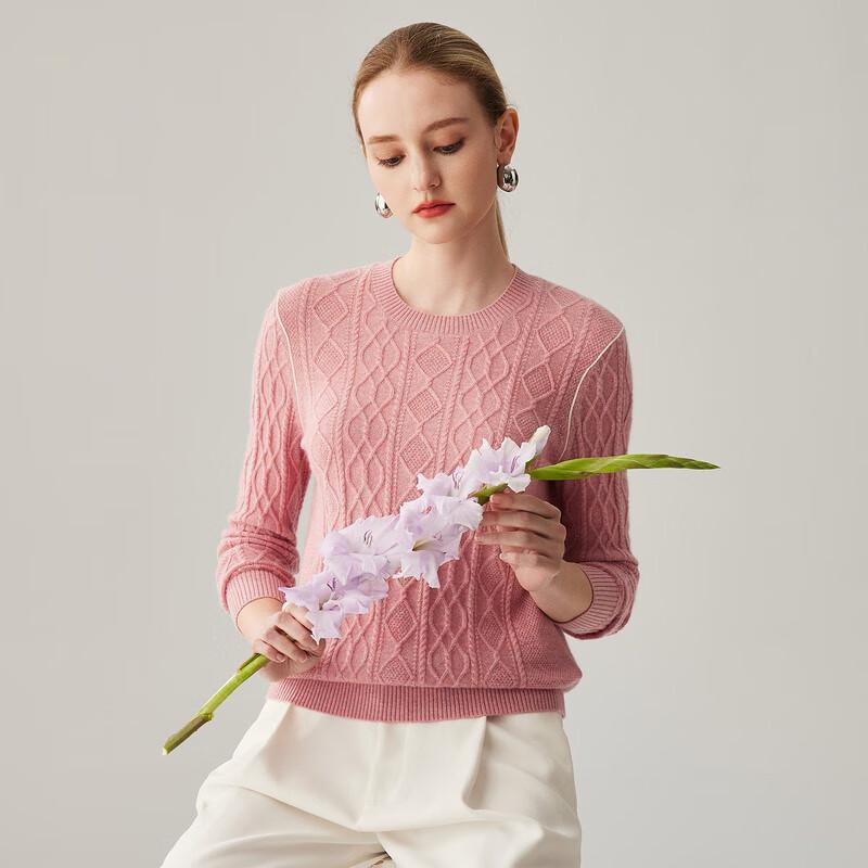 Zhaojun Women's Twisted Cashmere Knit Sweater