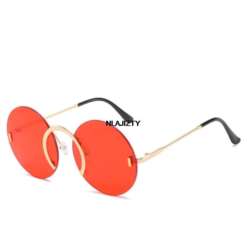 

Новые круглые солнцезащитные очки в стиле ретро, ​​блестящие женские брендовые солнцезащитные очки в металлической оправе, женские очки Óculos De Sol Gafas lunette de Soleil