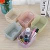 1pc Storage Basket Hollow Portable Sundries Carved Out Rattan Plastic Organizer Container Kitchen Home Office Storage Baskets