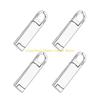 92MF 4Pcs Zippers Puller Replacements Detachable Zippers Puller Sliders for Clothing