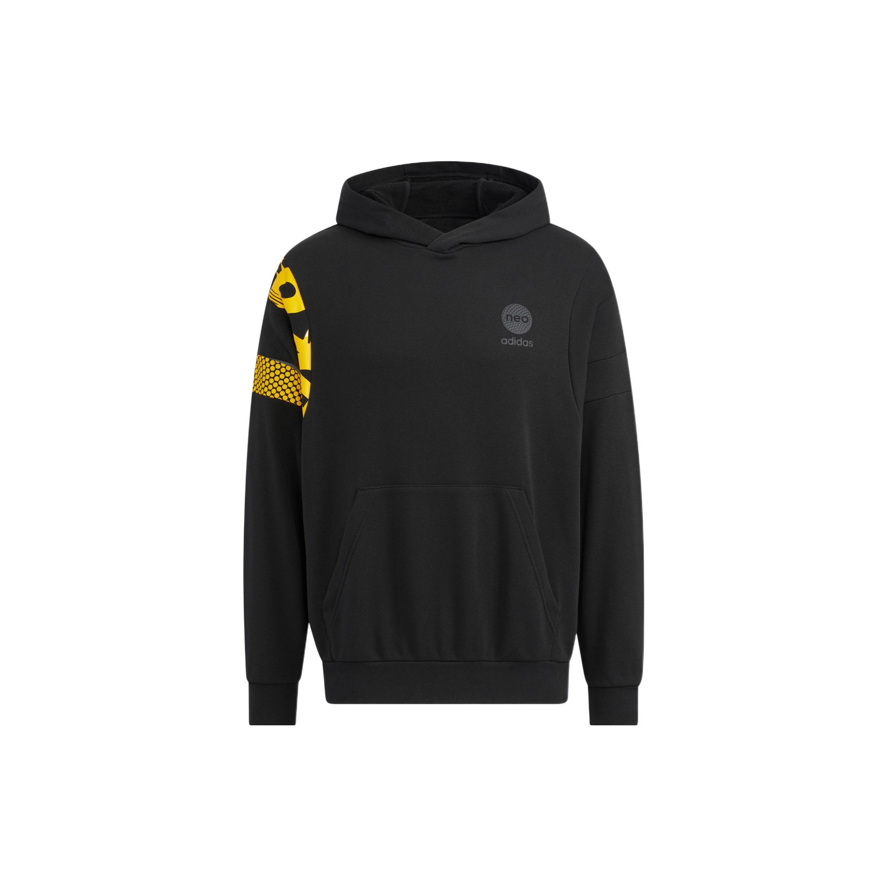 Adidas Neo Sweatshirts Unisex Black Hooded Moderate HM9985 A/XS
