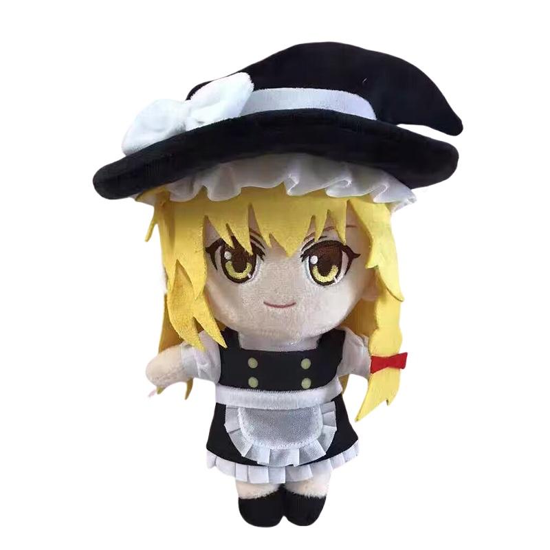 Anime Touhou Project Plush Doll Toy Hakurei Reimu Kirisame Marisa Stuffed Toy Soft Figure Fans Dolls Collection Birthday Gifts