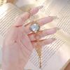 Women’s Watch Elegant Lucky Four Leaf Clover Natural Shell Dial High Quality Quartz Bracelet Wristwatch Fashion Girls Gift
