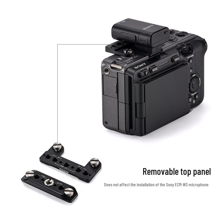 8TILTA Iron Head Rabbit Cage for FX3/FX30: Quick Release Detachable Multifunctional Top Plate Camera Expansion.