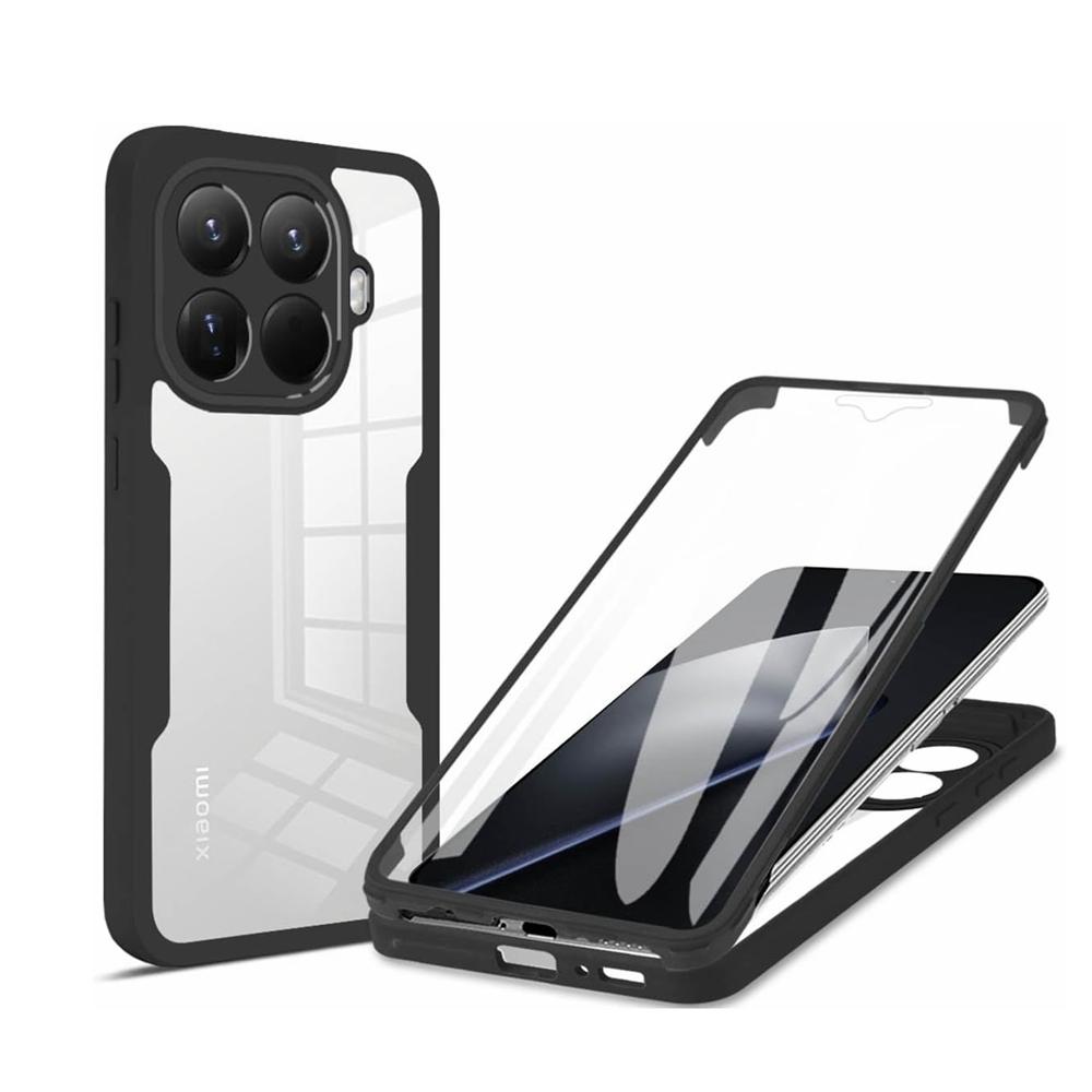 Full Body Case For Xiaomi 15T Pro 14T 15 13T Pro 14 12T 11T 360 Degree Transparent Cover Bult-in Screen Protector Flim