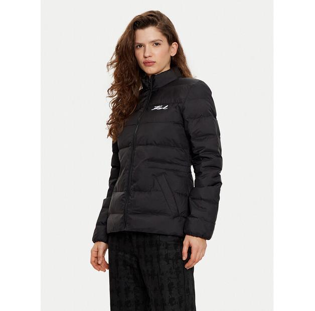 

Пуховик KARL LAGERFELD 246W1513 черный Slim Fit EU 48