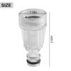 Pressure Washers Water Filter Water Filter High Pressure 3cm 140° Attachment Connection High Pressure Transparent