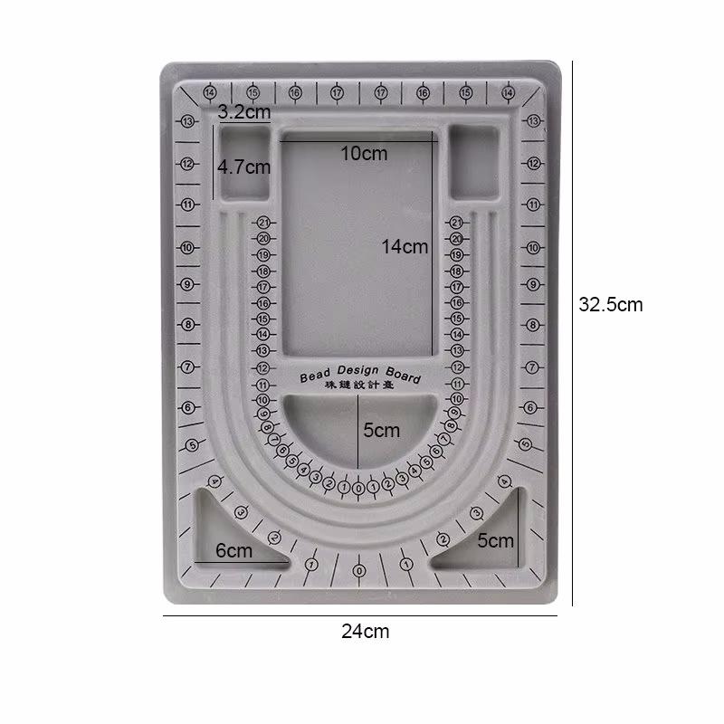 1PCS Bead Board for Jewelry Making Velvet Beading Board Jewelry Design Board for Jewelry Bracelet Making DIY Bracelet Bead Board