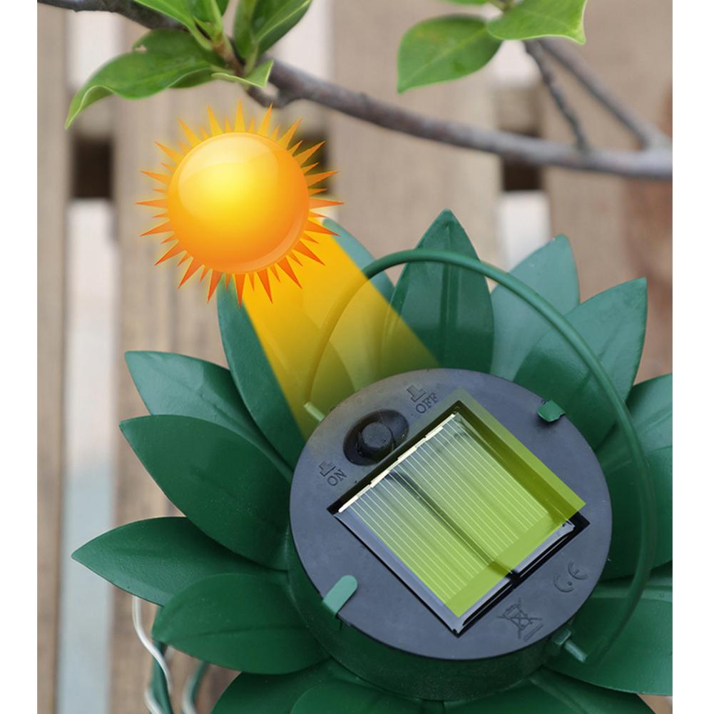 LED Copper Light Solar Power Lights String Pineapple Lamp Lantern Waterproof Outdoor Garden Decoration