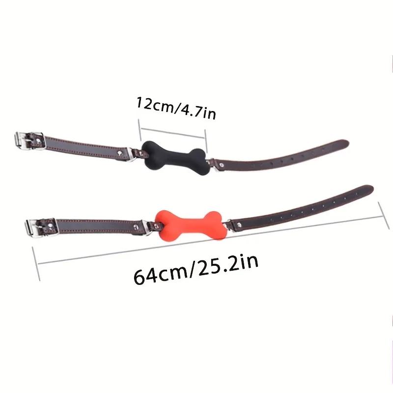 1pc SM Dog Bone Gag Silicone Adult Toy Playful Dog Theme Mouth Stretcher for Adult Entertainment Dog Lover Gift