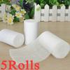 5 Rollen PBT Elastische Bandagen Outdoor Notfall Erste Hilfe Bandagen Atmungsaktive Netzbandagen für Frakturen Outdoor Erste Hilfe Werkzeuge