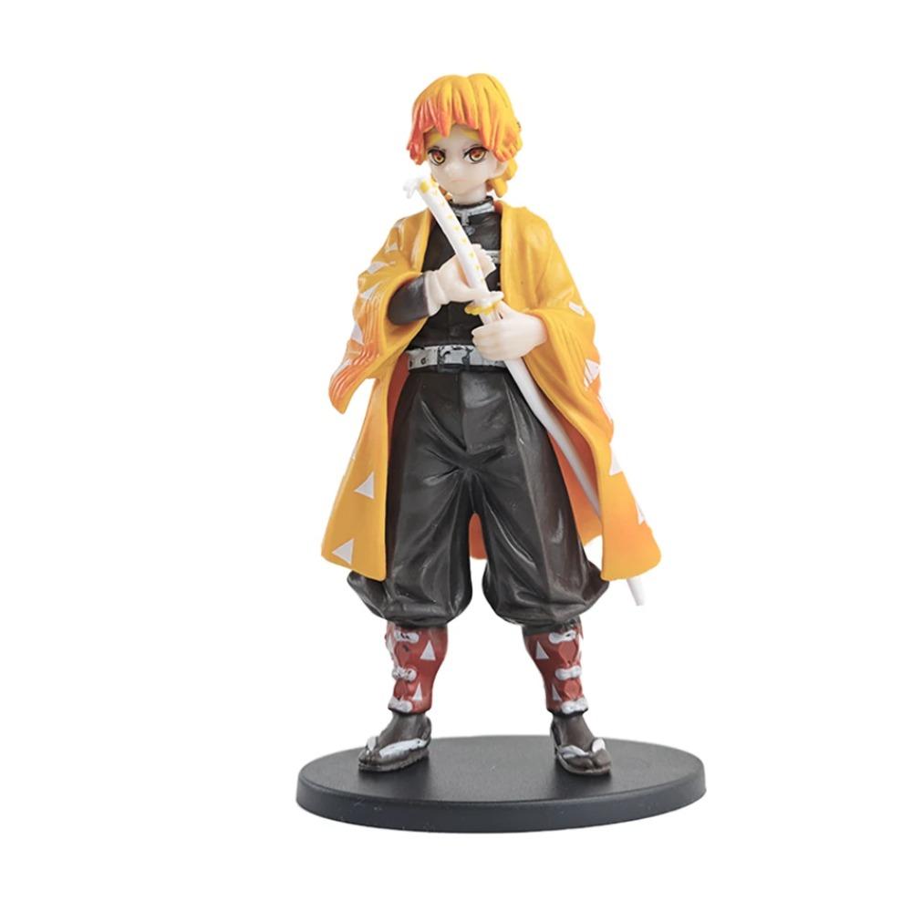 Figurine Anime Kamado Tanjirou Nezuko Demon Slayer Figurine Figurines d'Action Modèle PVC Jouets Figurine Zenitsu Inosuke Kimetsu No Yaiba