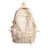 Schoolbag new gentle fresh color scheme striped design backpack junior high school schoolbag women's fashion commuter backpack