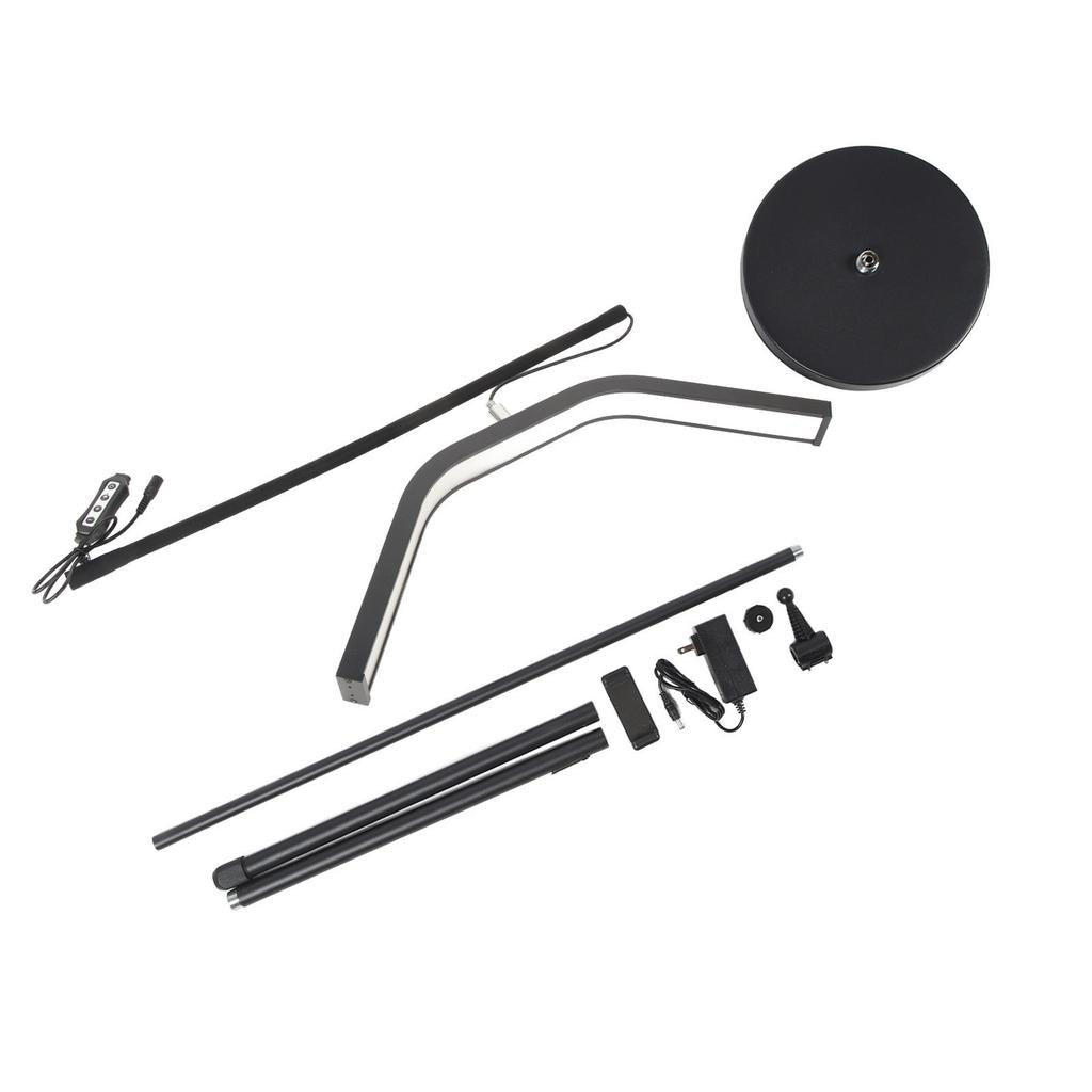 Lampă de Frumusețe de Podea Acrilic Dimare Stepless LED Lampă Semilună pentru Gene Îngrijirea Pielii Sprâncene