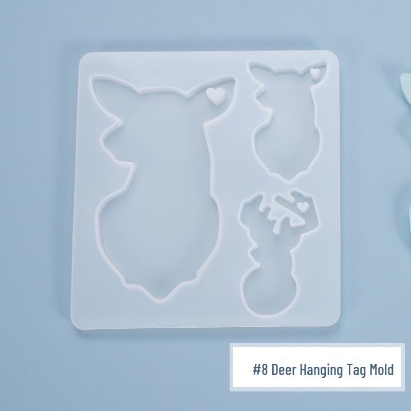 Силиконовая форма  Мак  для DIY-подвесок, брелоков, ручной работы, подвесных украшений