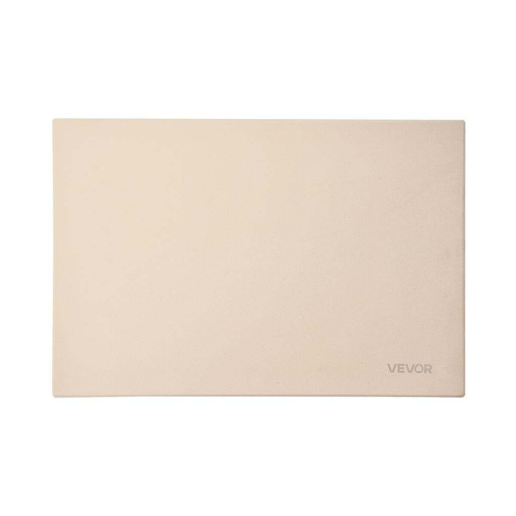 Pizza Stone, 508 x 355 mm Rectangular Cordierite Pizza Stone, Extra Large Baking-Stone with Aluminum Peel, 15 mm Thick Heat-Resistant Cordierite, for