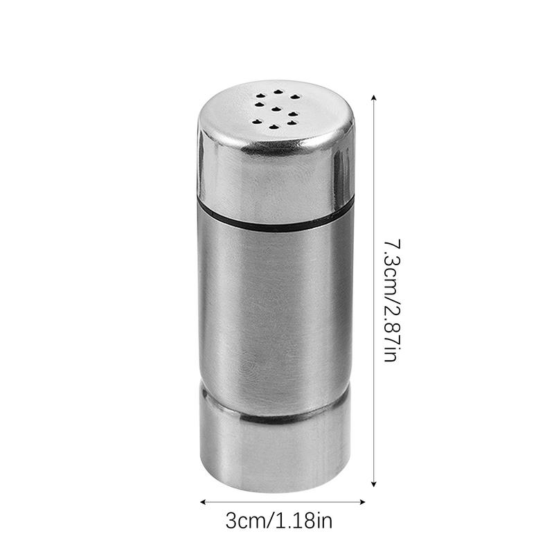 Outdoor Seasoning Bottles Outdoor Stainless Steel Condiment Bottles Portable Condiment Containers For Salt Pepper Sugar