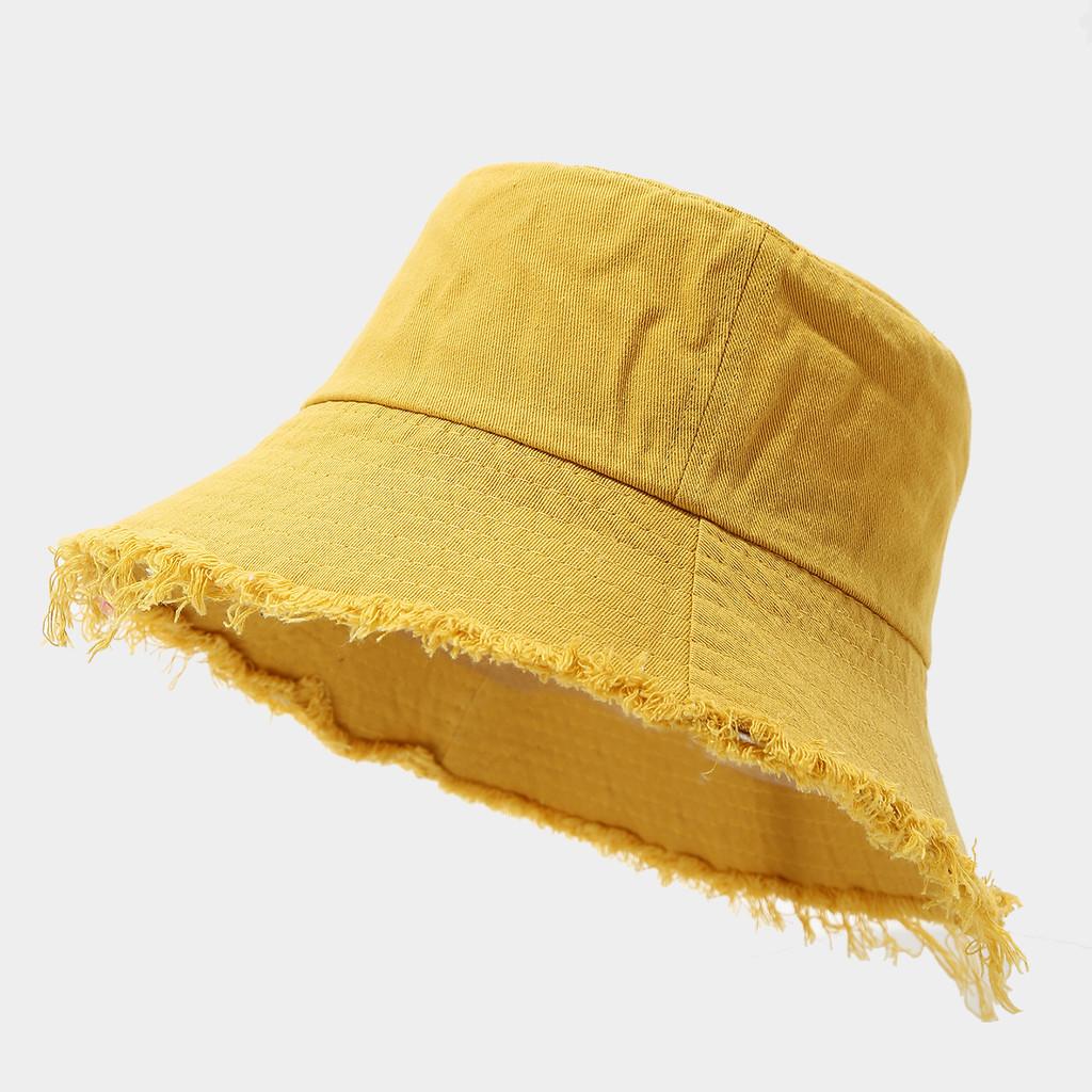 Cotton Vintage Sun Hat With Wide Brim For Summer Outdoor Casual Women