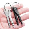 New Camping Portable Mini Screwdriver Outdoor EDC Small Tools Cross and Square Combination Emer
