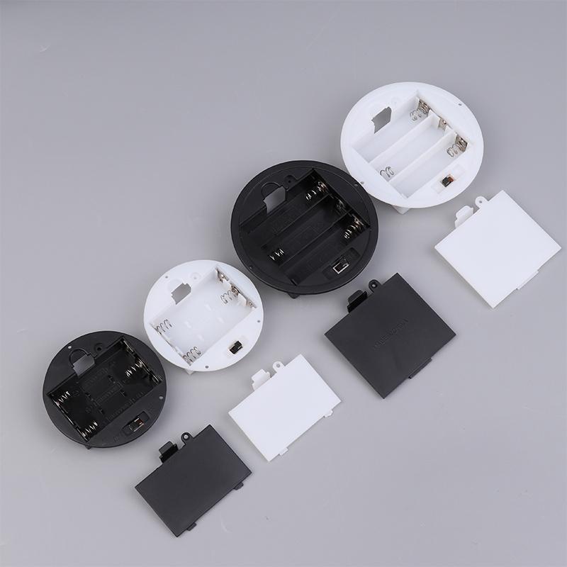 1/3Pcs 3 Aaa/Aa 4.5V Battery Case With Switch Cover Embedded Battery Holder Battery Storage Boxes Switch Socket Container