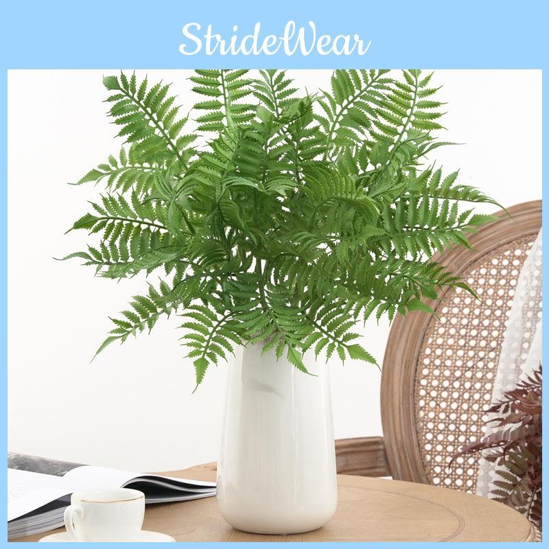 Artificial Fern Leaf Decor For Indoor And Outdoor Use With Plastic Material For Photography And Home Styling