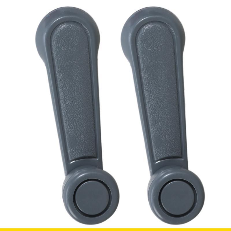 SZCH Window Crank Handle 2pcs Auto Window Handle Risers Winders Crank for T100, Pickup (Gray)