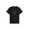 Fred Perry Mens Wreath Logo Regular T-Shirt