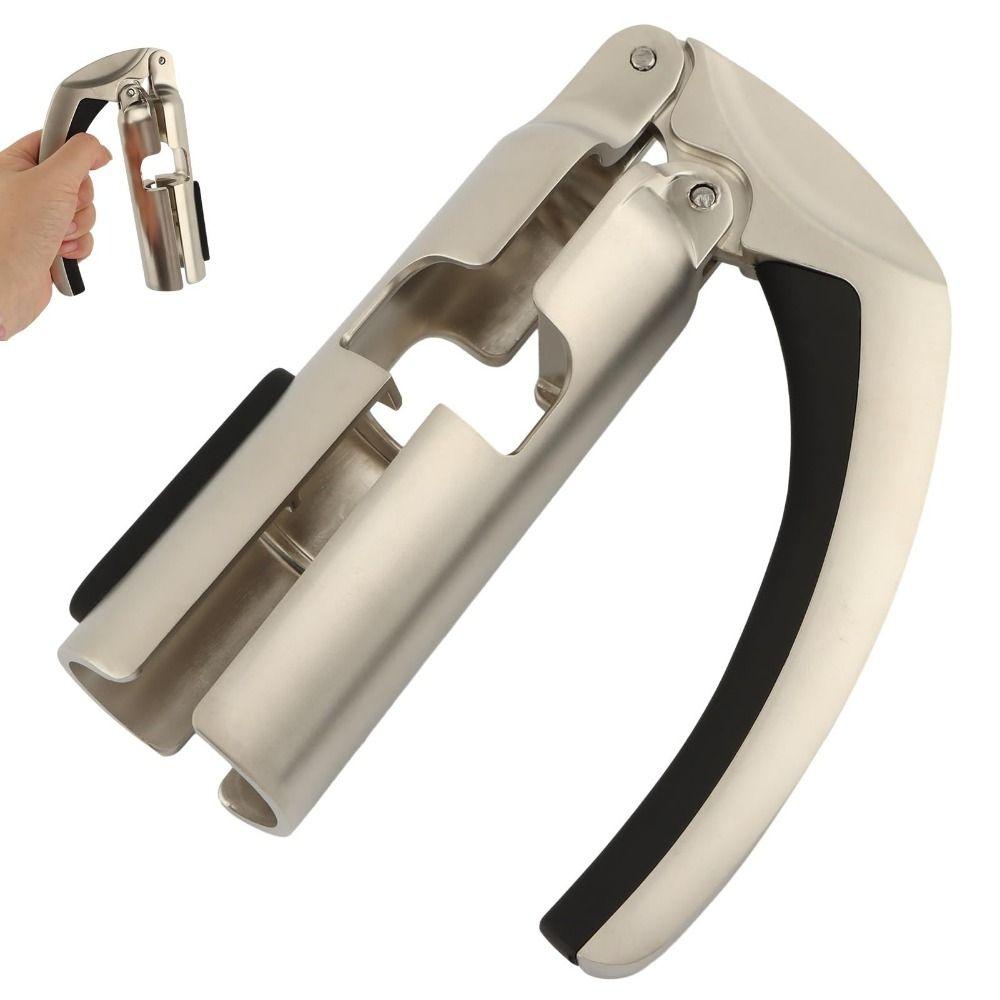 Ergonomischer Griff Champagnerflaschenöffner Zink Zink Zinklegierung Champagnerkorkenzieher Küche Sprudelnd