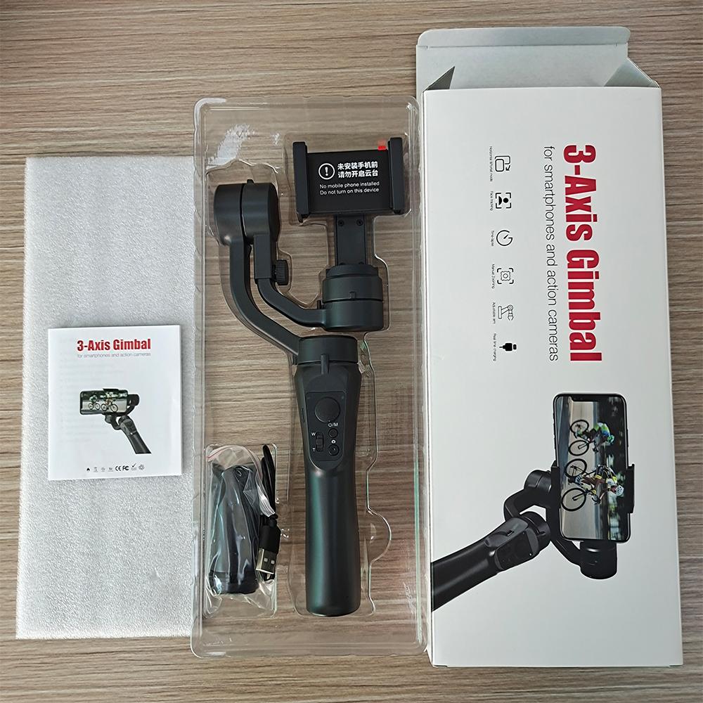 F6 3-axis Handheld Phone Stabilizer Ios Wireless Smartphone Video Recording Mobile Holder чёрный