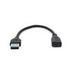 USB3.0 Male To Type C Female Adapters Cable Fast Charging Data Cord Compatible USB C to USB3.0 Connector Plastic Texture