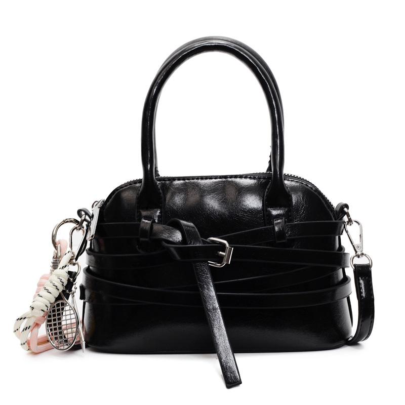 

Модная маленькая сумка женская новая сумочка на плечо персонализированная сумка-мессенджер для поездок no pendant чёрный