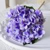 Wedding Garden 45CM Artificial Hydrangea Blue Realistic Fake Silk Flowers Colorful Home Decor