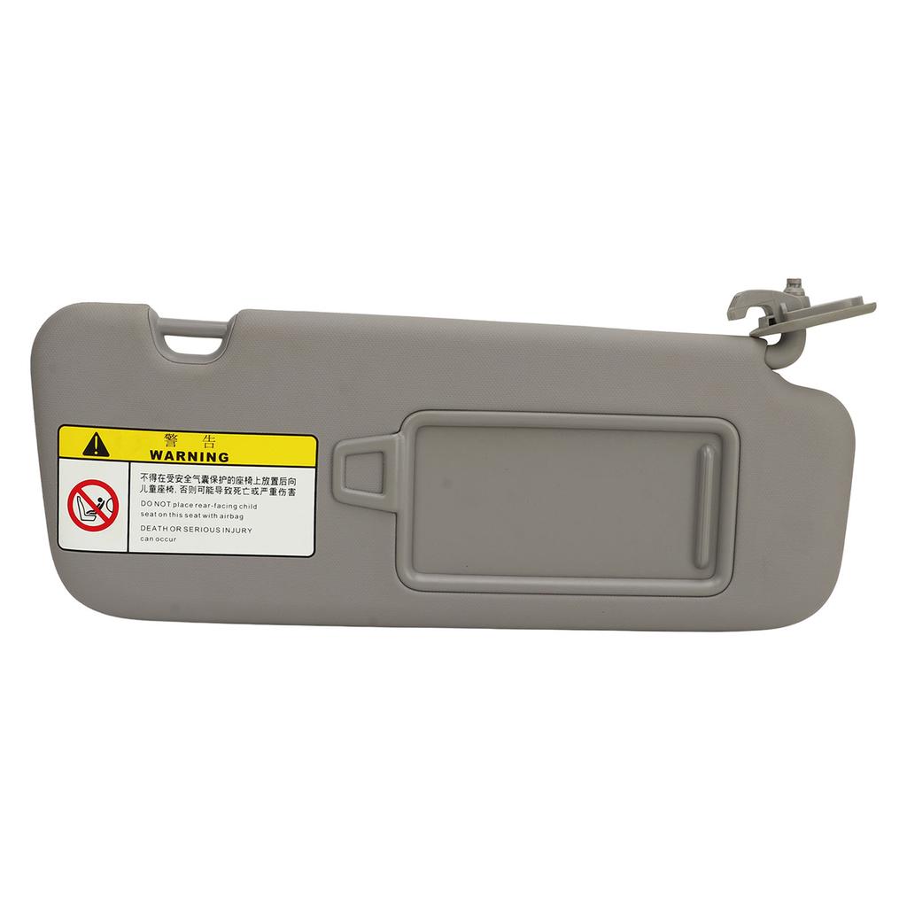 Passenger Side Sun Visor with Mirror 85220 F0100TTX for Elantra AD 2016 To 2019 Grey