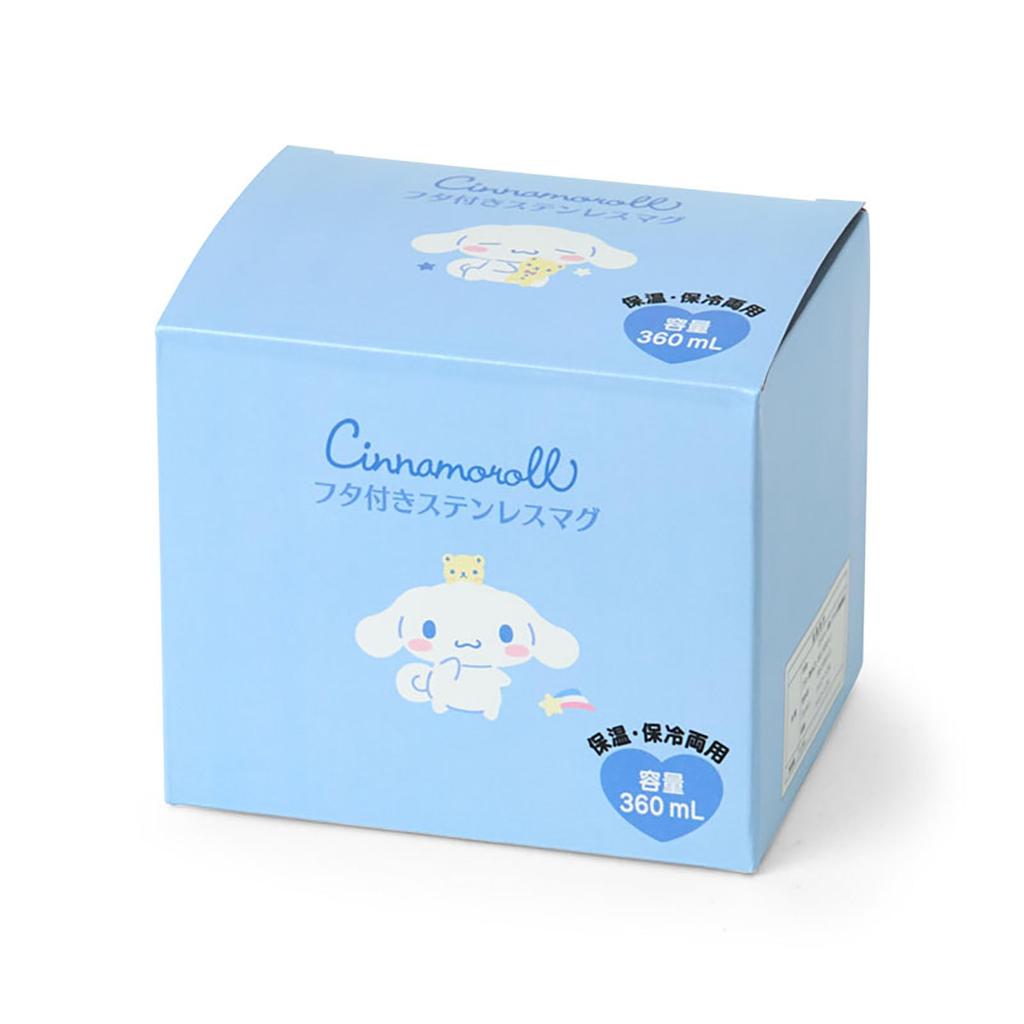 Sanrio Cinnamoroll Stainless Steel Mug with Lid Stainless steel resin Lid Polypropylene Gasket Silicone rubber Keeps drinks hot or cold 360ml 297011