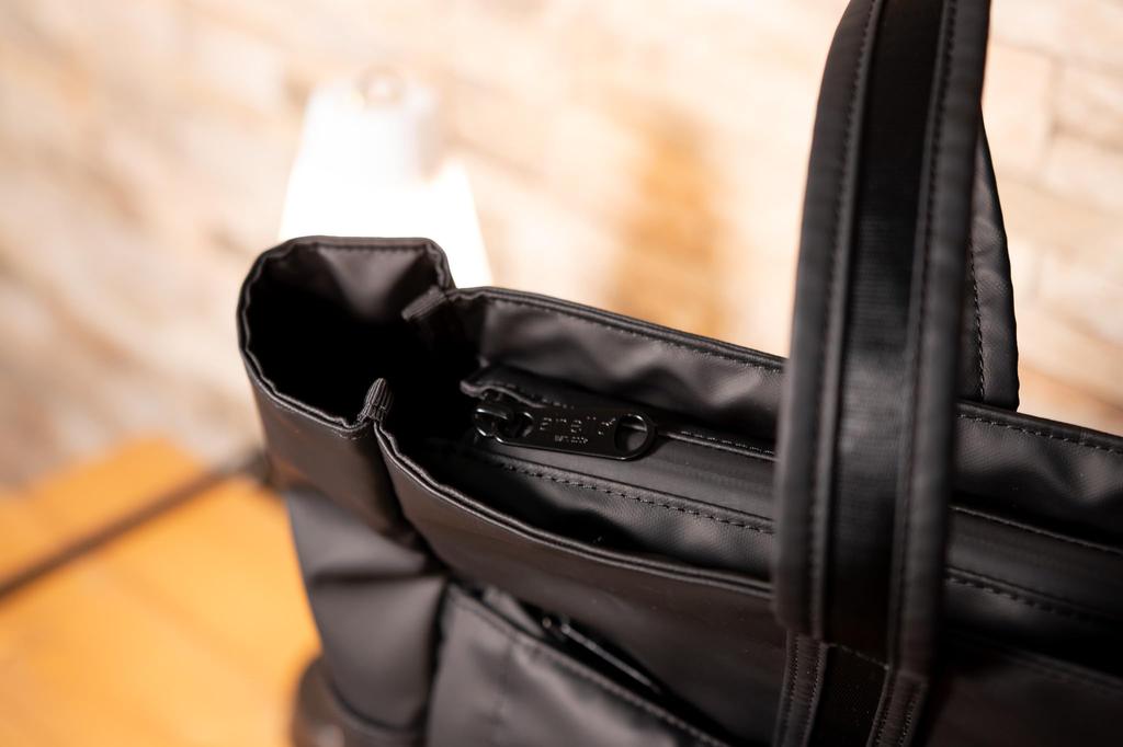 Pearl Flute x anello collaboration tote bag water repellent #black ANL-FLT2#B