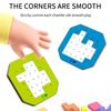 Geometry Colorful Kids Tangram Jigsaw Puzzle Toy Tangram Math Training Toy  Children's Toys