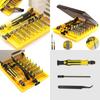 Mångsidigt 45-i-1 Torx Precisionsskruvmejselsats För Mobiltelefon Bärbar Dator Reparation