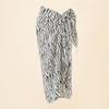 New Summer European And American Style Leopard Print Beach Vacation Chiffon Tie-Dye Lace-Up Beach Wrap Skirt