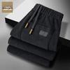 Jeanswest Men's Fleece-Lined Straight-Leg Casual Sport Trousers