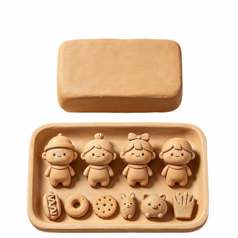 Baking Type Pottery Clay 500g Per Bag DIY Clay High White High White Clay Ceramic Craft Color C