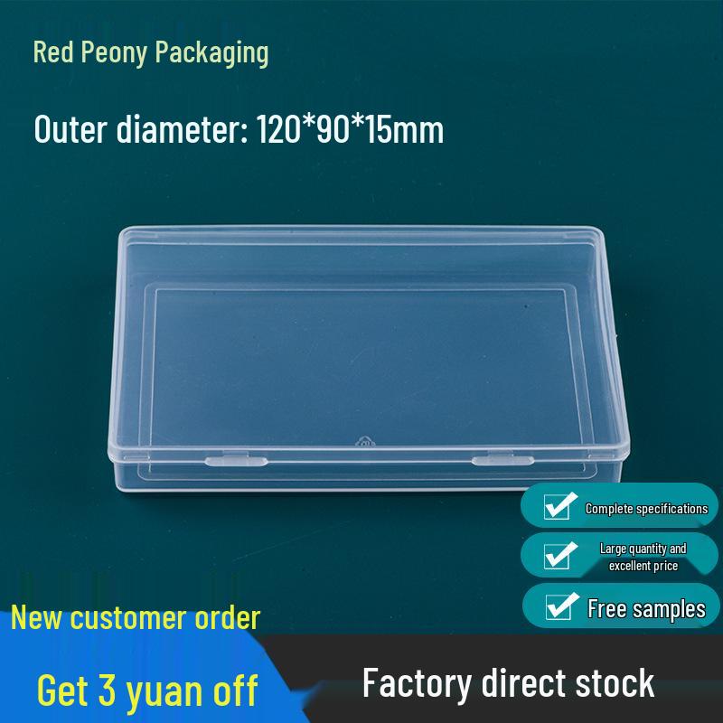 

White Transparent Plastic Storage Tool Box