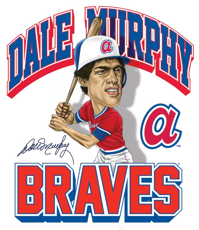 

Дейл Мерфи Футболка Atlanta Braves Белая Хлопковая футболка Все размеры JJ4407 4XL