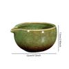 Ceramic Matcha Bowl Handcrafted with Pouring Spout 500ml Handmade Green Tea Cup for Friends Ceremony Family Tea Lovers Best Gift