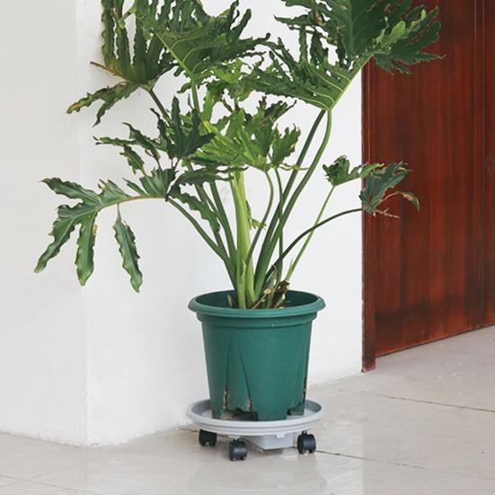 Plant Caddy with Wheels Heavy Duty Planter Pallet with Detachable Drainage Tray Rolling Planter Pot Stand Dolly for Indoor Outdoor Plants Balcony