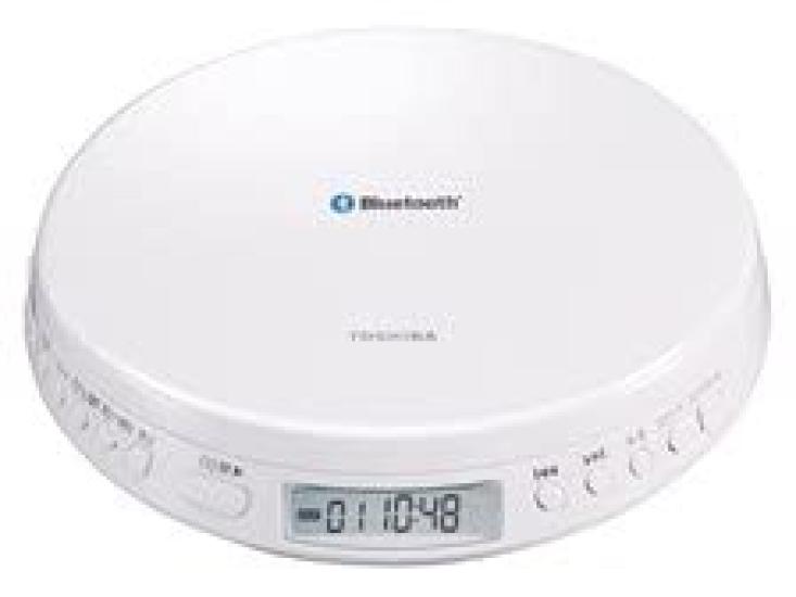 

CD player with Bluetooth transmission compatible with earphones TY-P30-W (White) function,
