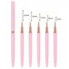 Pluma Pincel para Uñas 5 uds/set Set de Pinceles Liner para Uñas Larga Raya Dibujo Profesional