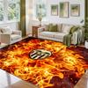 Valencia FC Design Kristall-Samt Teppich Weiche Dekorative Matte für Schlafzimmer Eingang