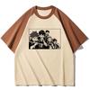 T-shirt Haikyuu streetwear per adolescenti Comoda Traspirante anime Psichedelica harajuku maglietta vestiti coreani Traspirante Psichedelica