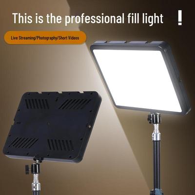 Panneau LED Carré pour Streaming en Direct, Photographie et Éclairage Doux Mobile