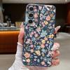 Flowers Leather Texture TPU Case For Samsung Galaxy A56 A26 A16 A15 A55 A54 A35 5G S25 Edge S24 S23 S22 Ultra S21 FE Phone Cover